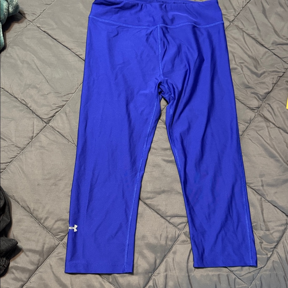 Under armor UA workout compression capris